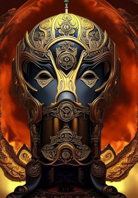 Nightmare Monsters Eating Creativity in Surrealist Style