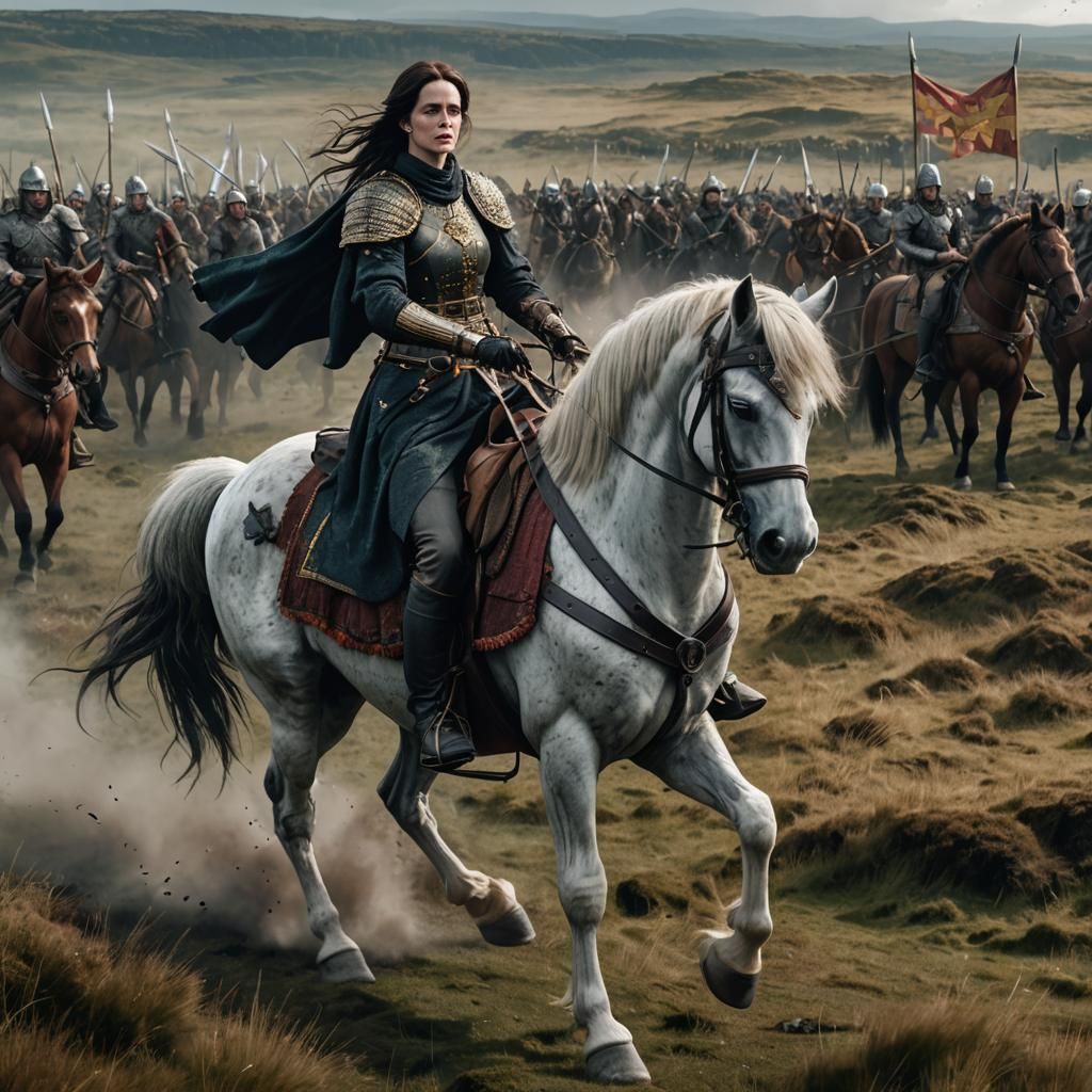 Battle of Culloden: Woman Warrior on Horseback