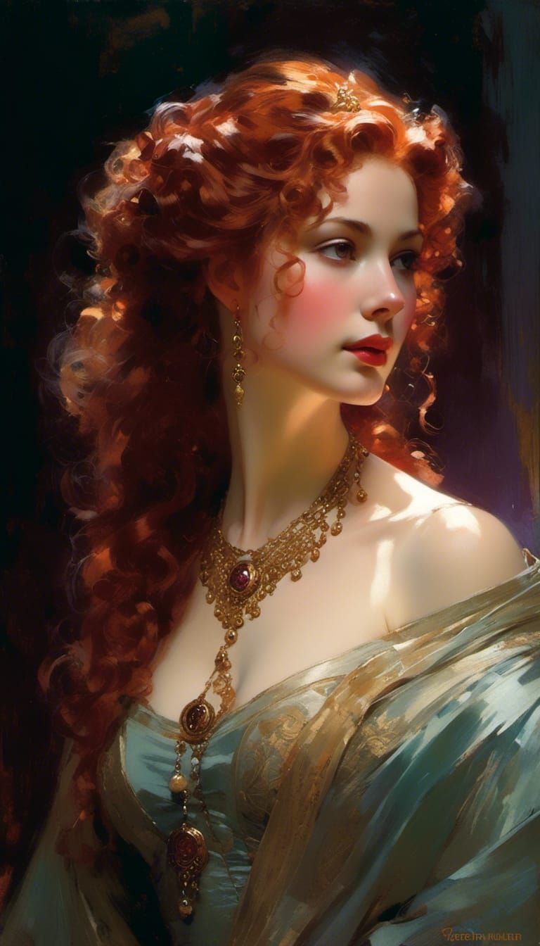 Isolde: Exotic Queen in Victorian Style