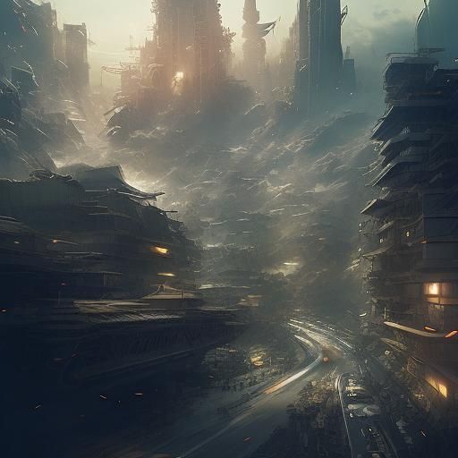 Dystopian Cityscape