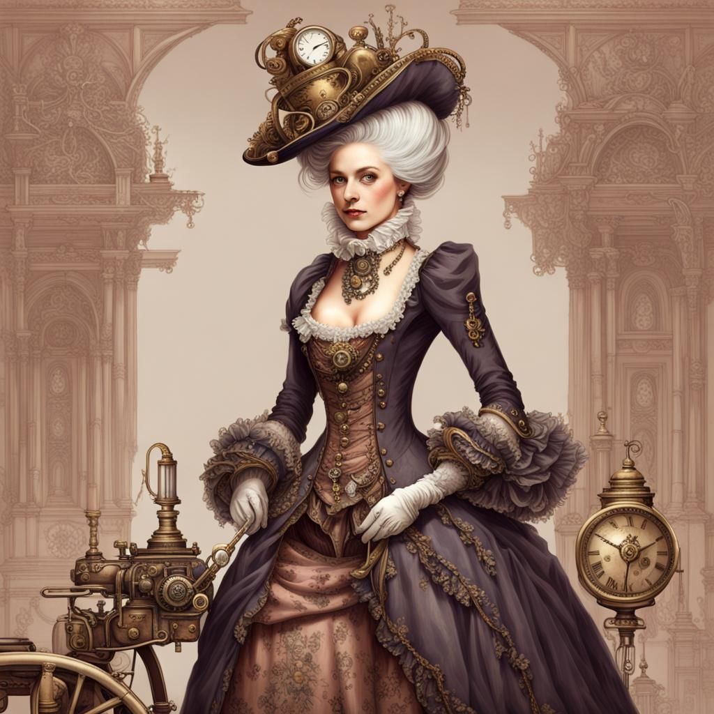 Marie Antoinette Steampunk Fusion