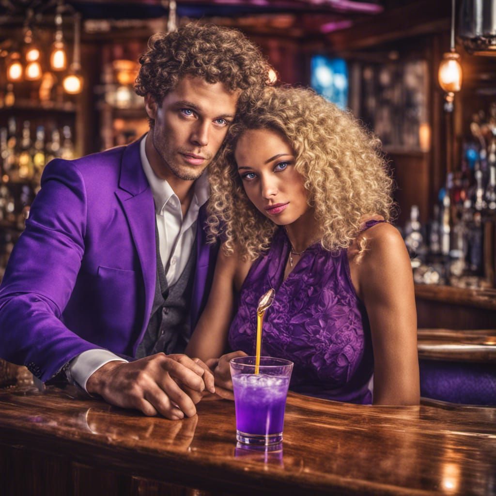 gorgeous curvy biracial woman with brown curly hair handsome...