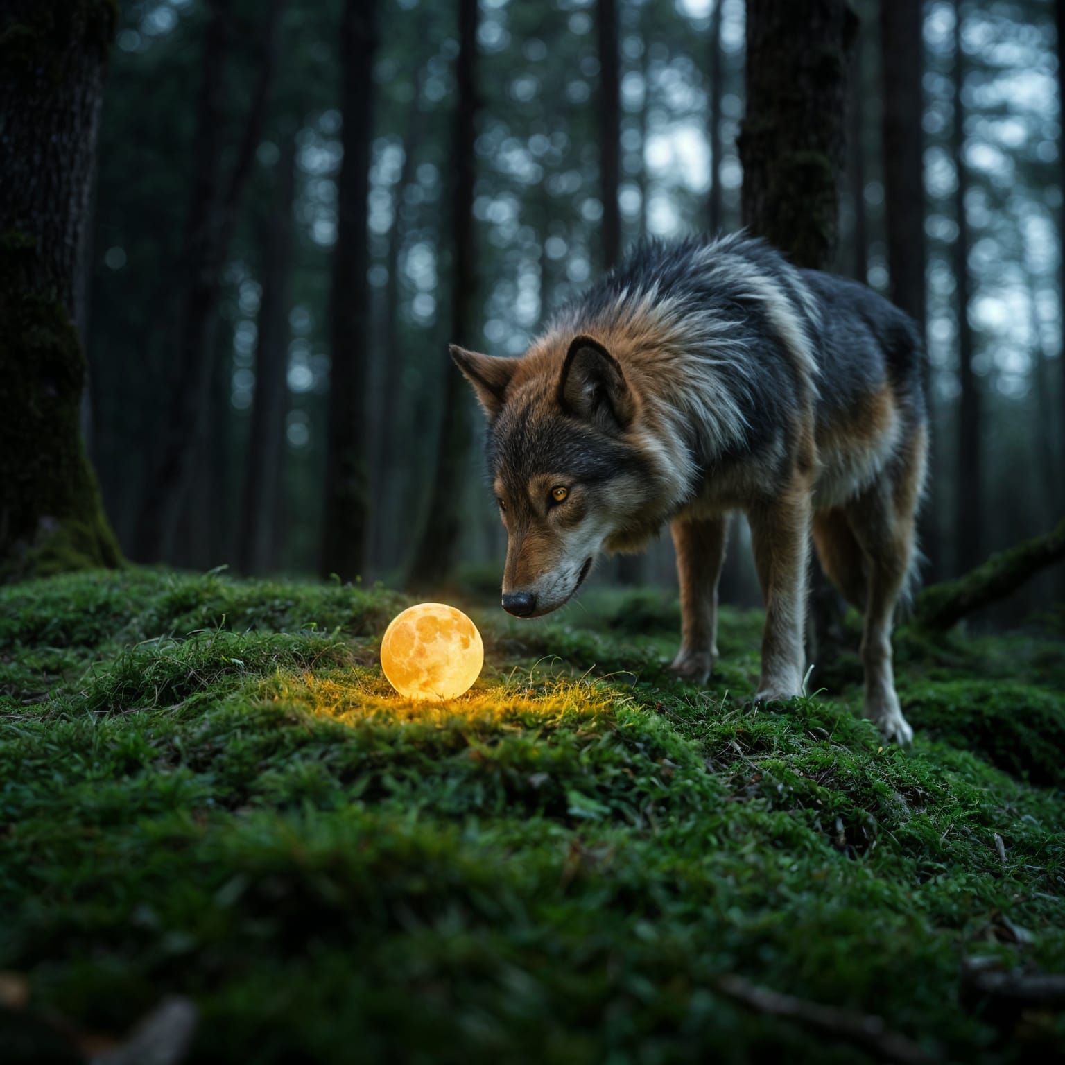 Whispering Woods Glow with Ancient Moonlight