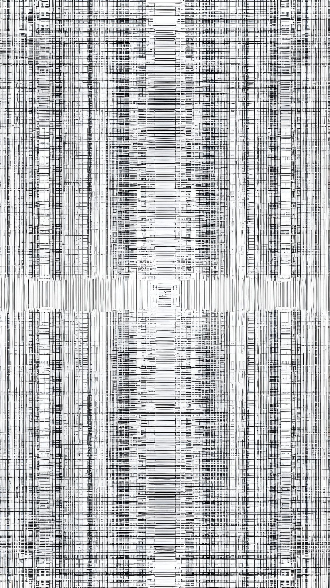 Vibrant Fragmented Cityscape with Multiple Perspectives