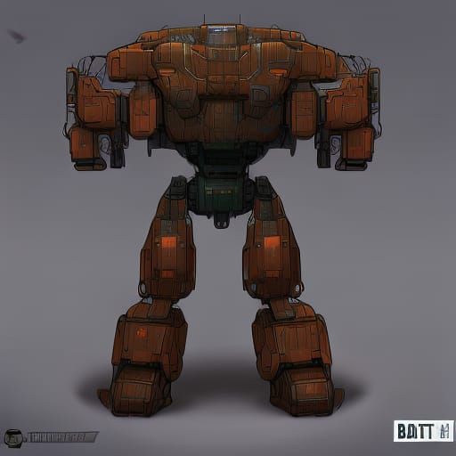 Battletech Mechs Digital Illustration in 8k