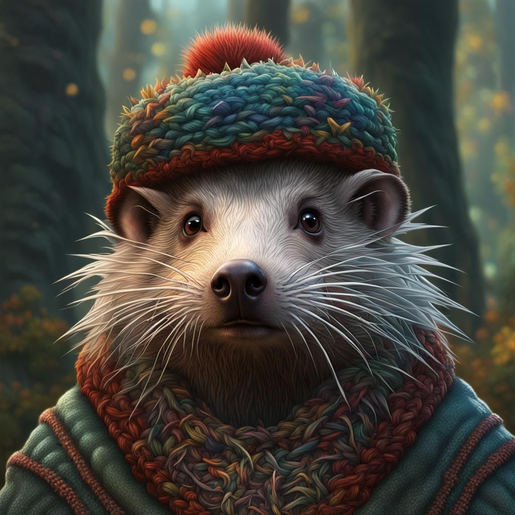 Grizzled Hedgehog Druid