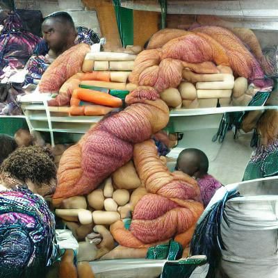 Yarn and Yams: An AI Generated Still Life