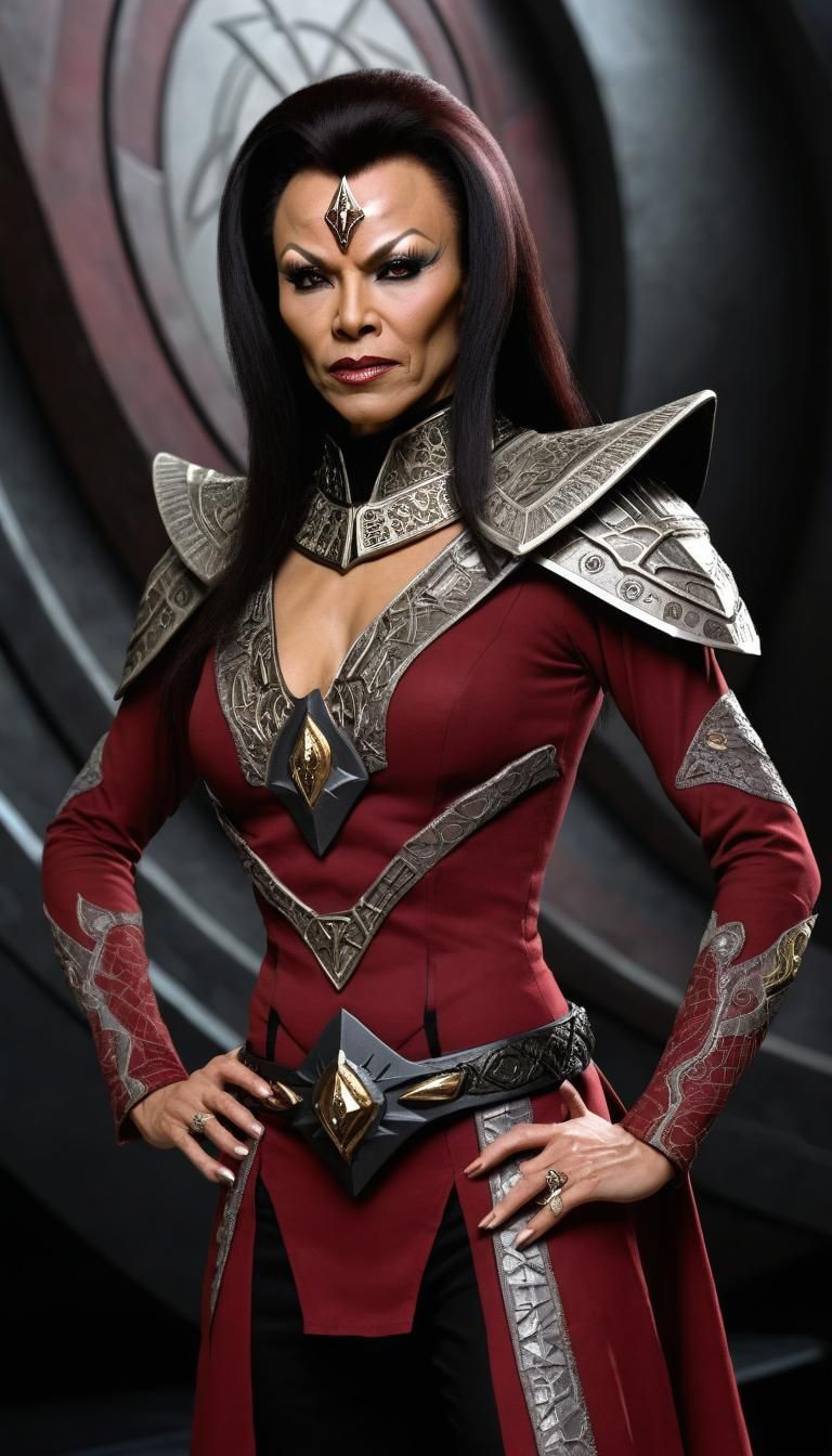 Elegant Fractal Klingon Ensign