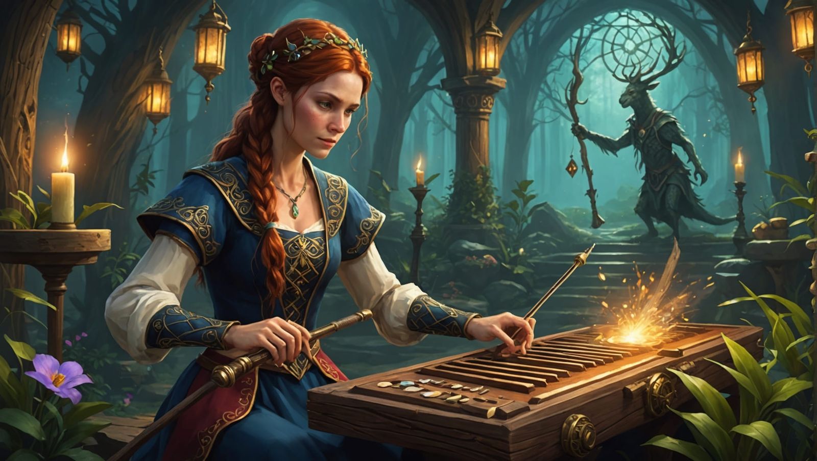 Songsmith Crafting Magical Instruments