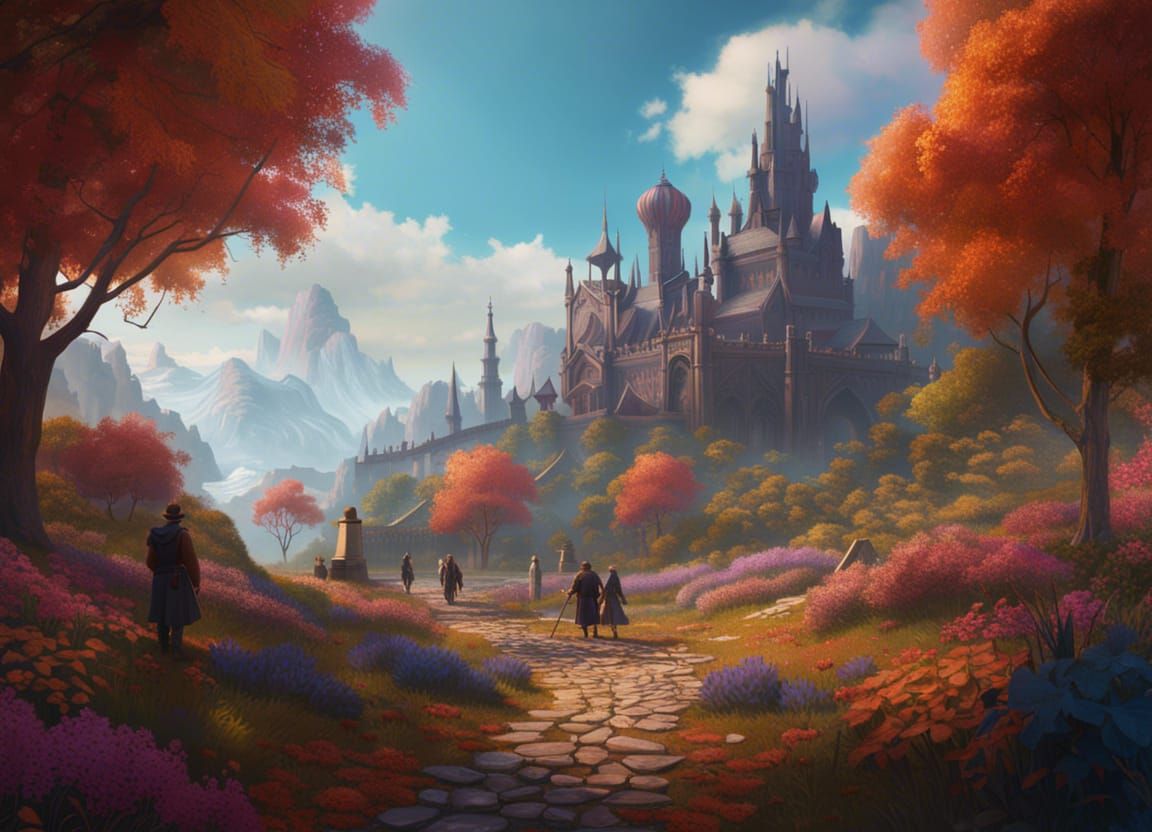 Impressionist Landscape Painting in Unreal Engine 5