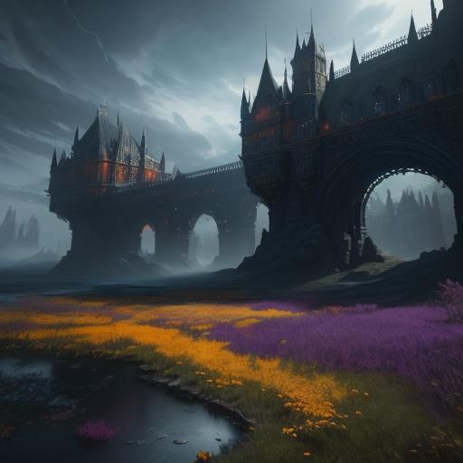 Fantastical Magic Paper in Detailed Matte Painting