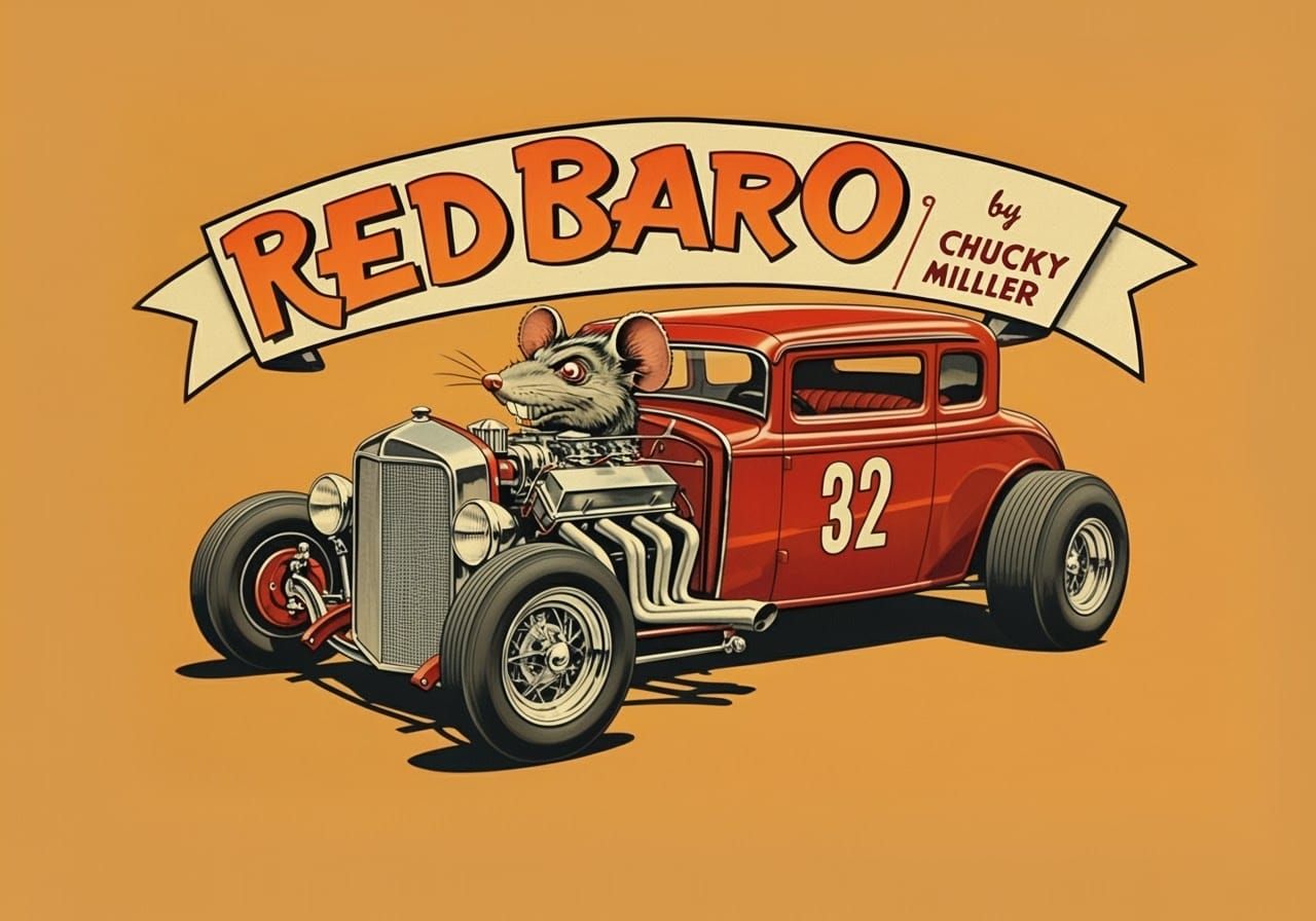 Chuck Miller’s Red Baron Hot Rod