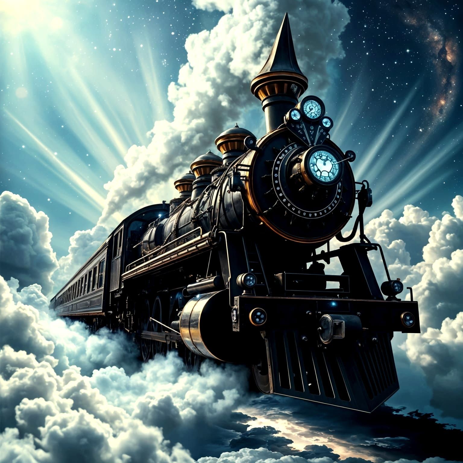 Fantastical Cloud-Piercer Train