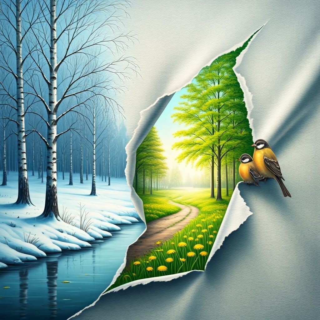 On the threshold of spring.