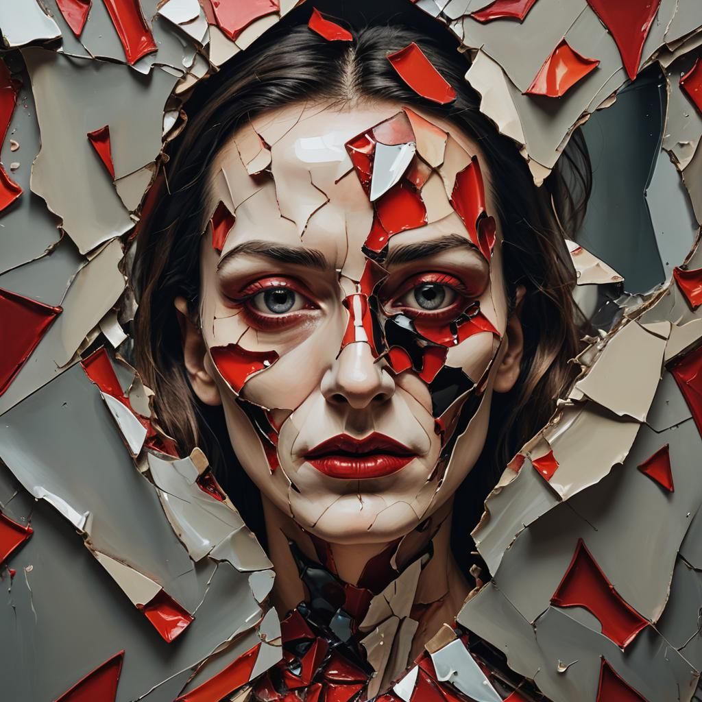 Their true self-mutilated by their permanent new mask