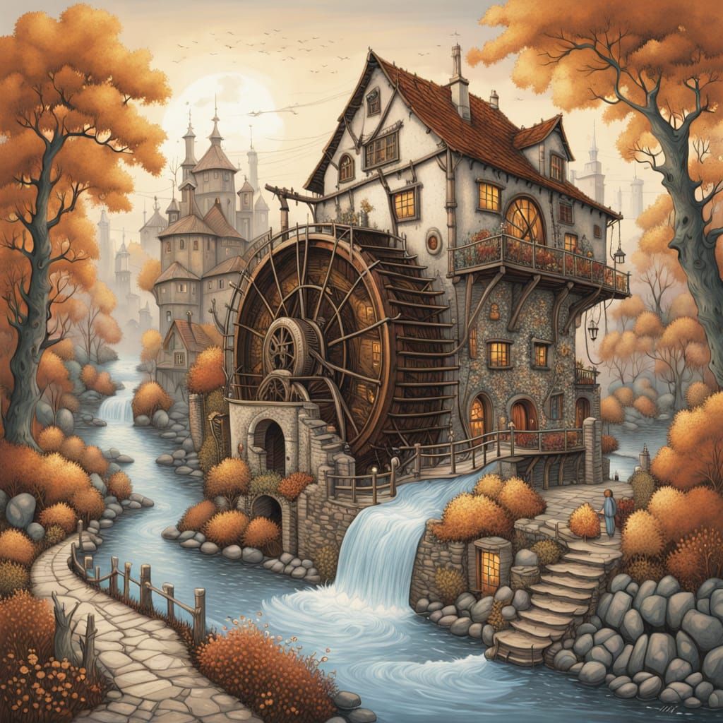 Whimsical Water Wheels