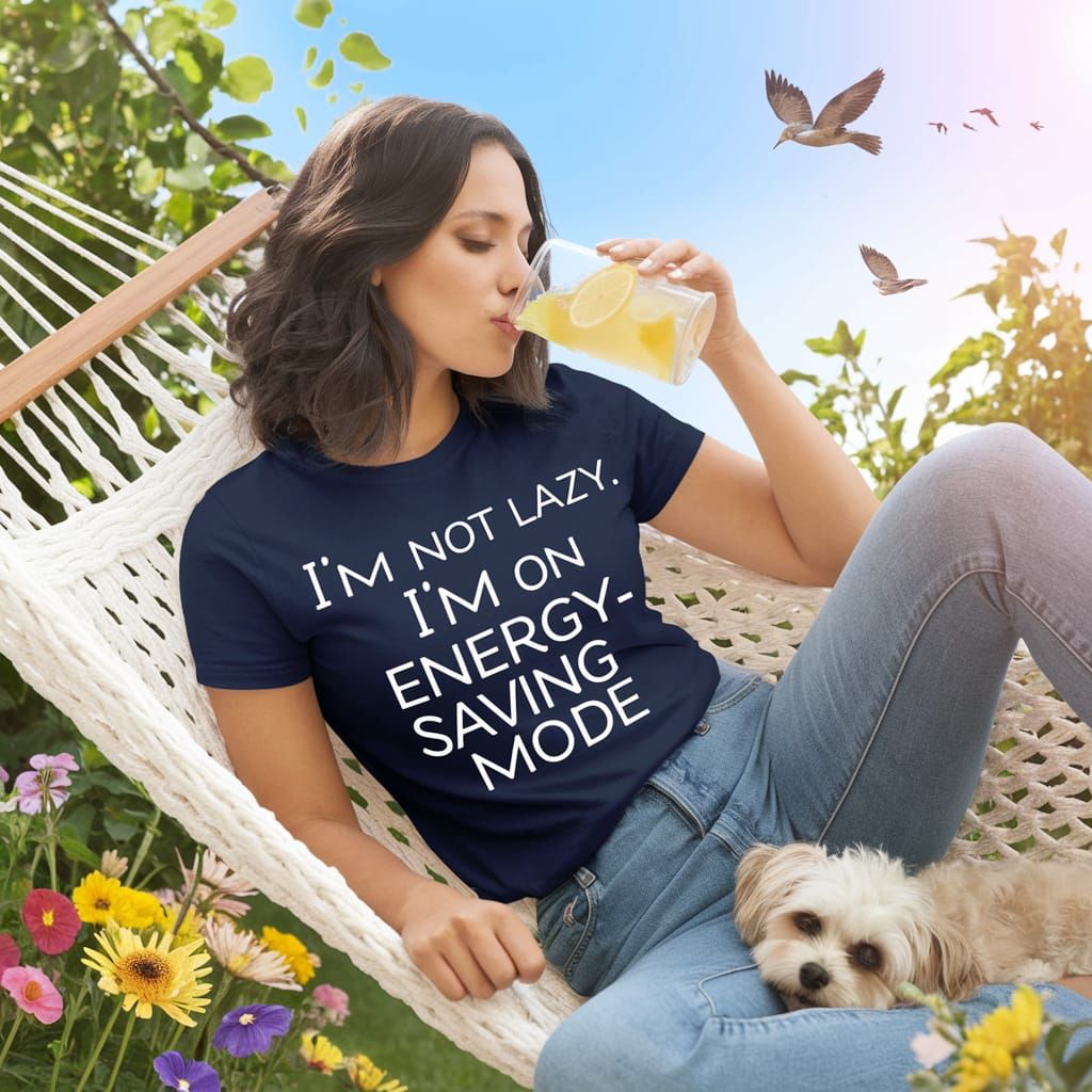 Woman Relaxing in a Hammock on a Sunny Afternoon