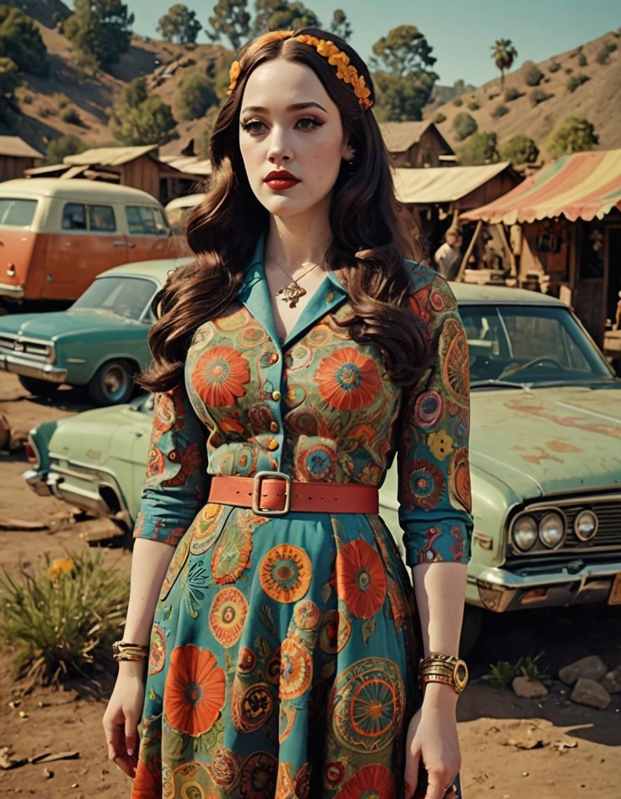 Kat Dennings in the late 1960s