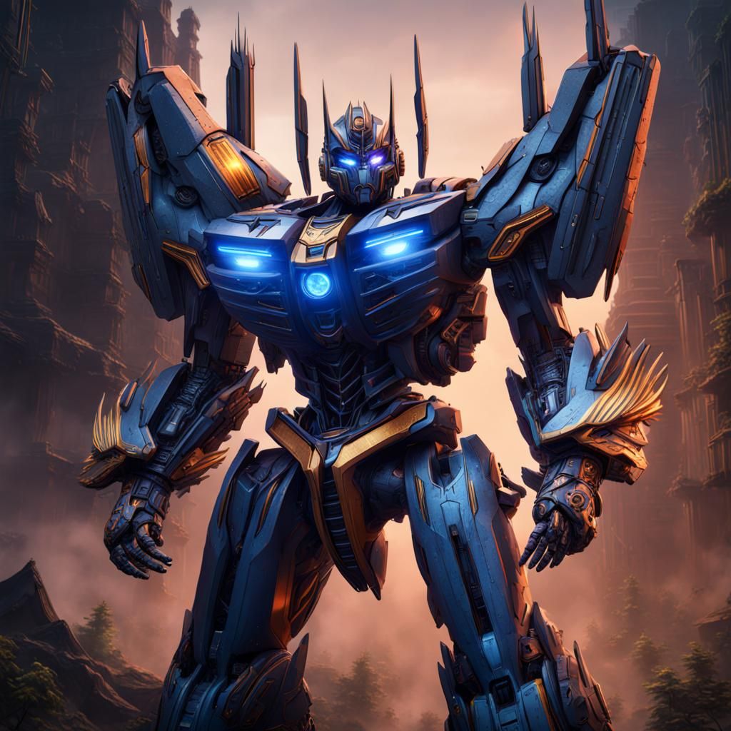 Soundwave Transformer in Detailed Matte Painting