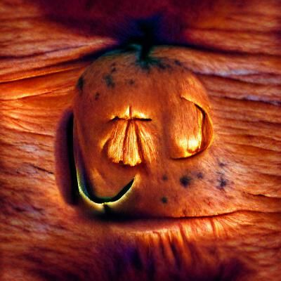 Grinning Jack O'Lantern Digital Illustration