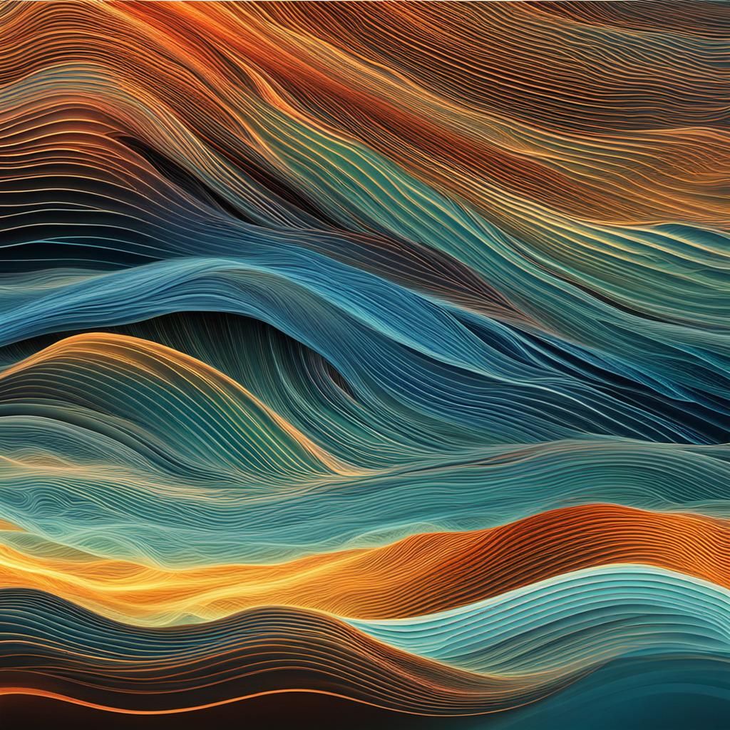 Harmonic Frequencies of Natural Phenomena in Digital Art