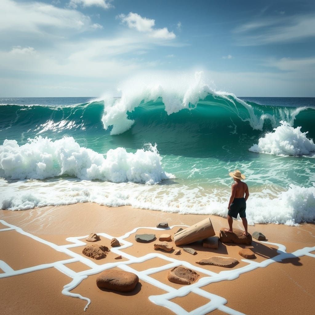 Infinite Creation Foundation in Vibrant Abstract Art