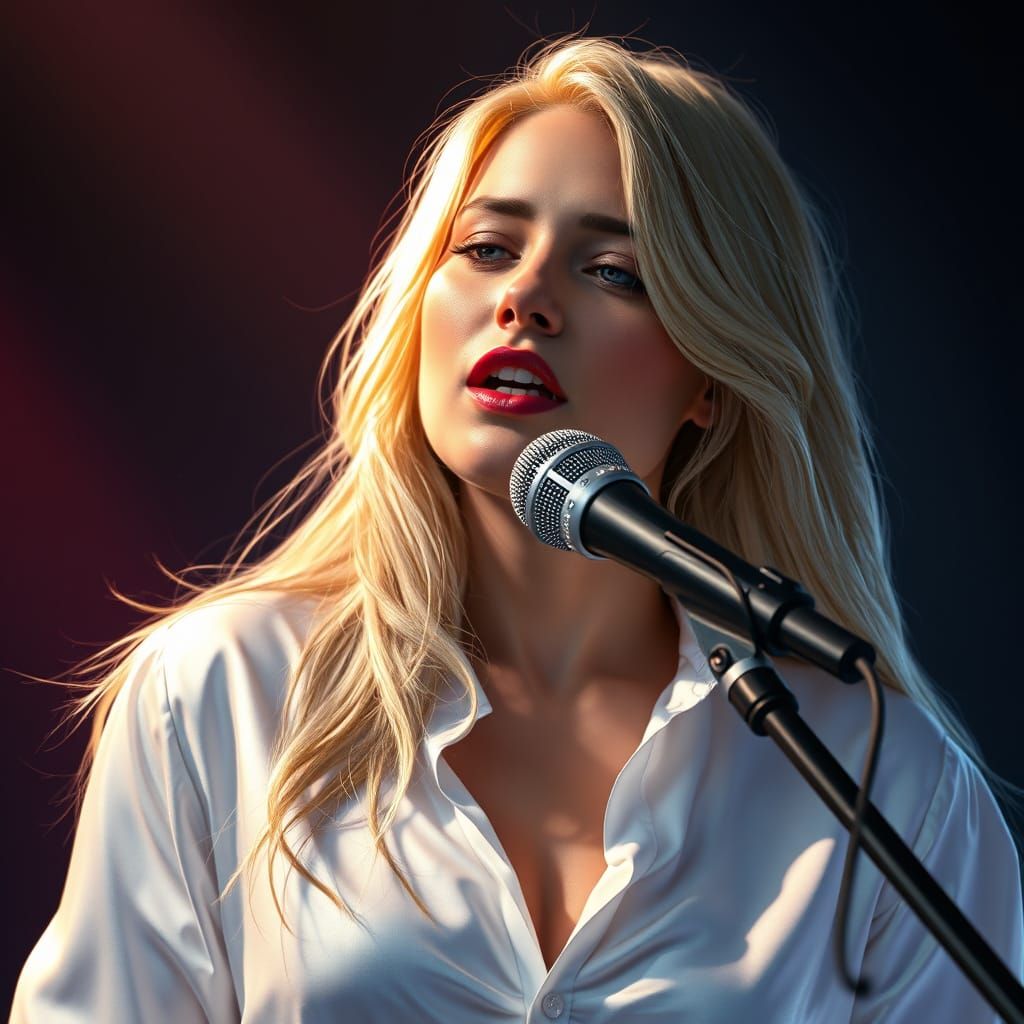 Helga german female,long blonde hair, a supress singer songw...