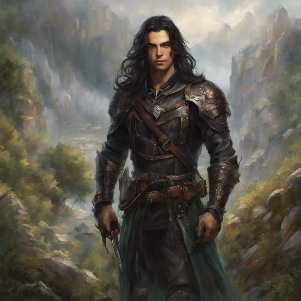 Medieval Fantasy Thief in Ethereal Style