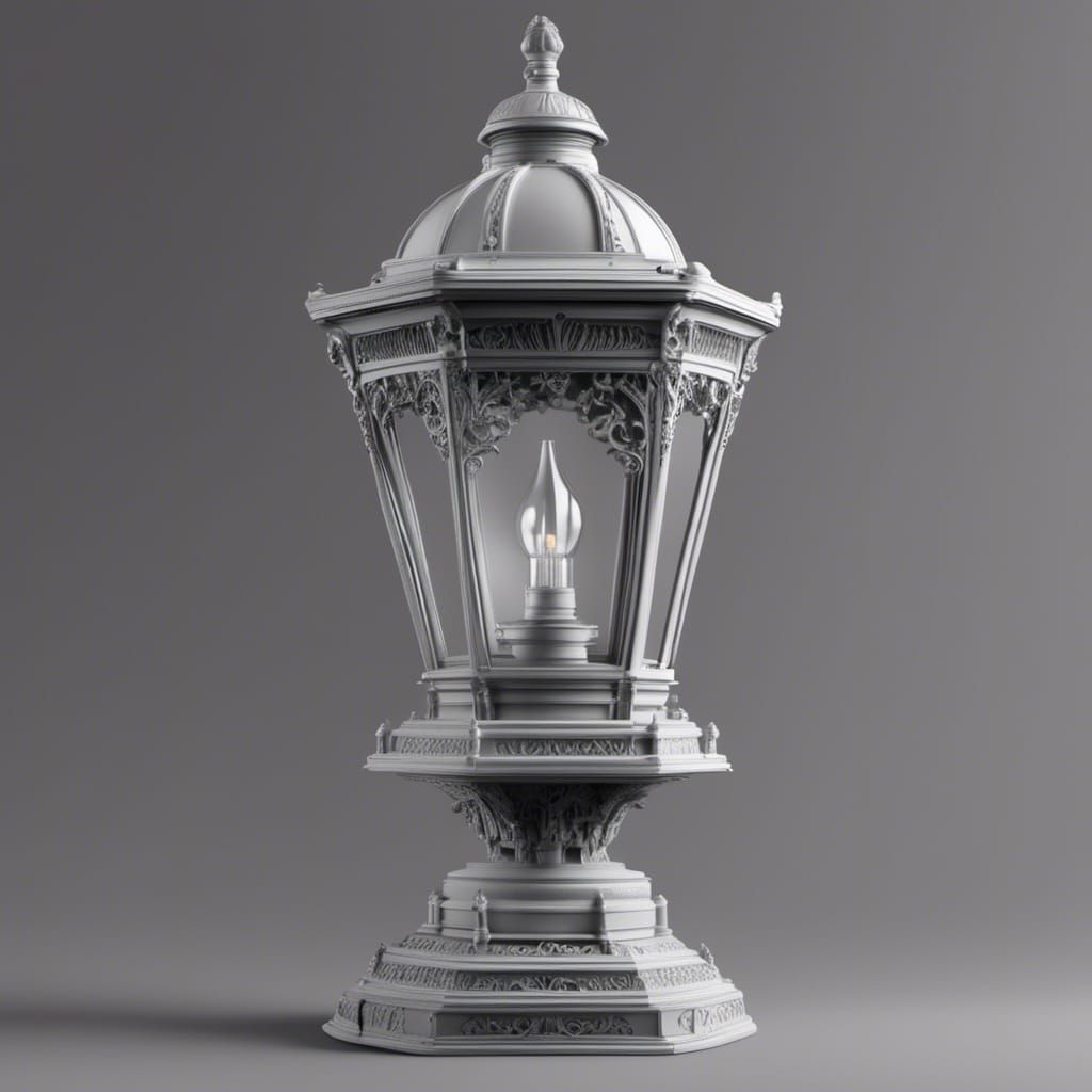 Victorian Street Light Lantern: 3D Printer Model