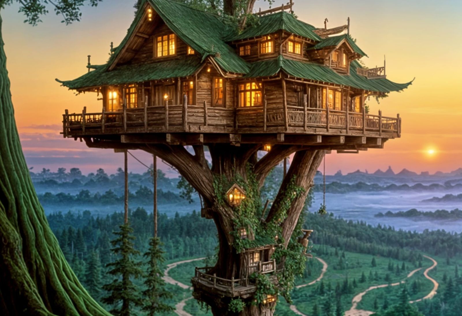 Cozy Treehouse Oasis