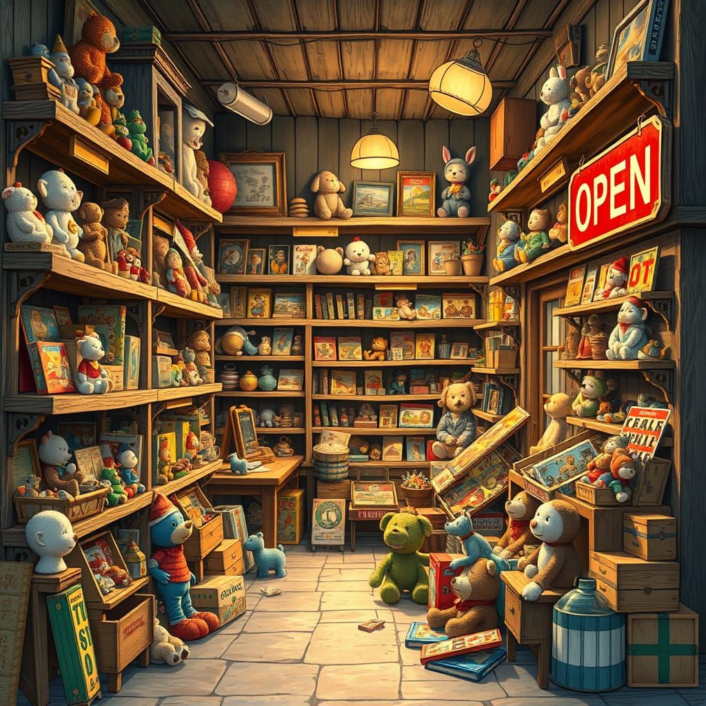 Cozy toy store