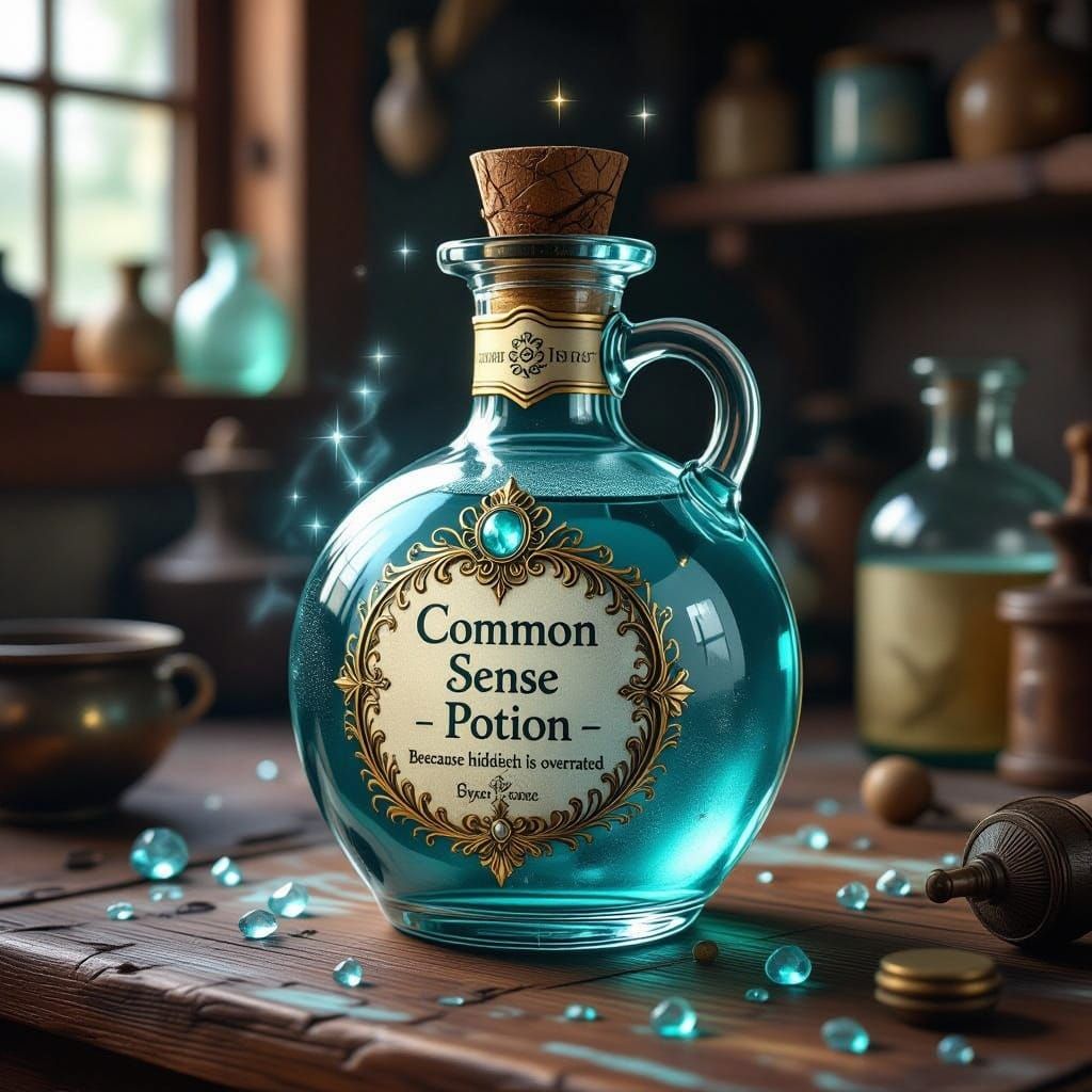 Common Sense Potion - Because hindsight is overrated