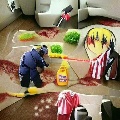 Crime Scene Cleaner Generated by AI