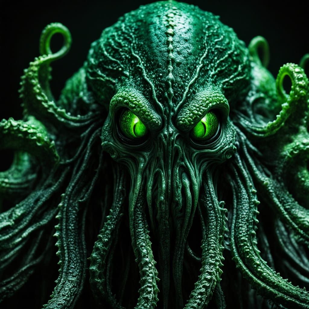 Cthulhu Surfaces: A Grotesque Macro Photograph