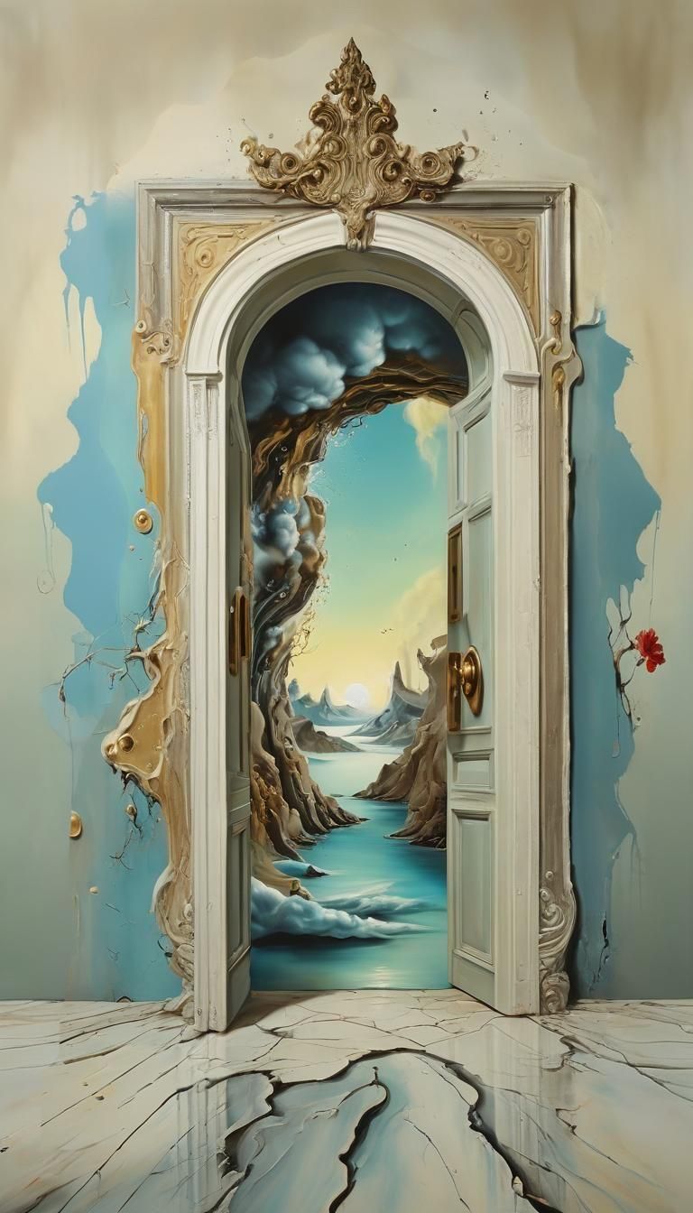 Door to beautiful world.