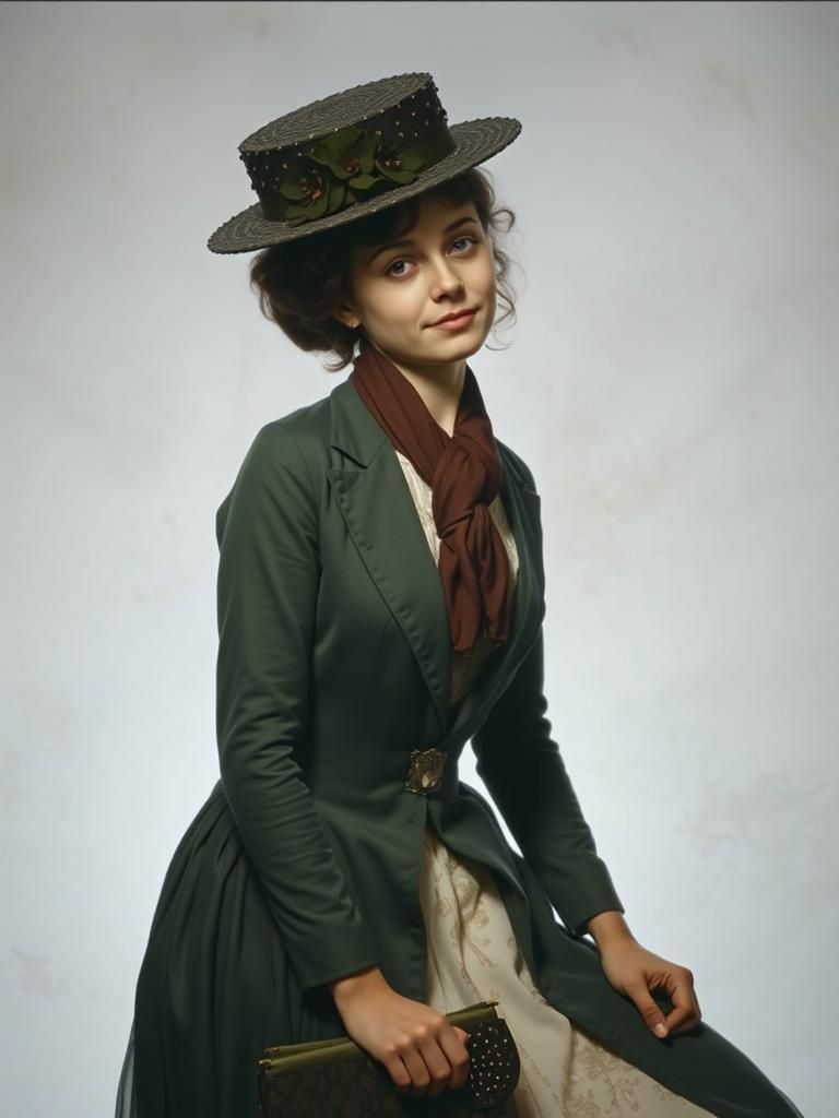 Eliza Doolittle in Covent Garden, Impressionist Style