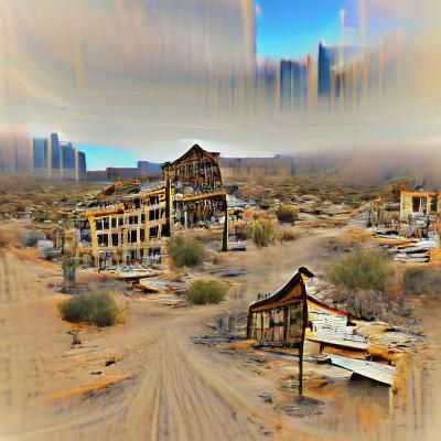 Desert ghost town