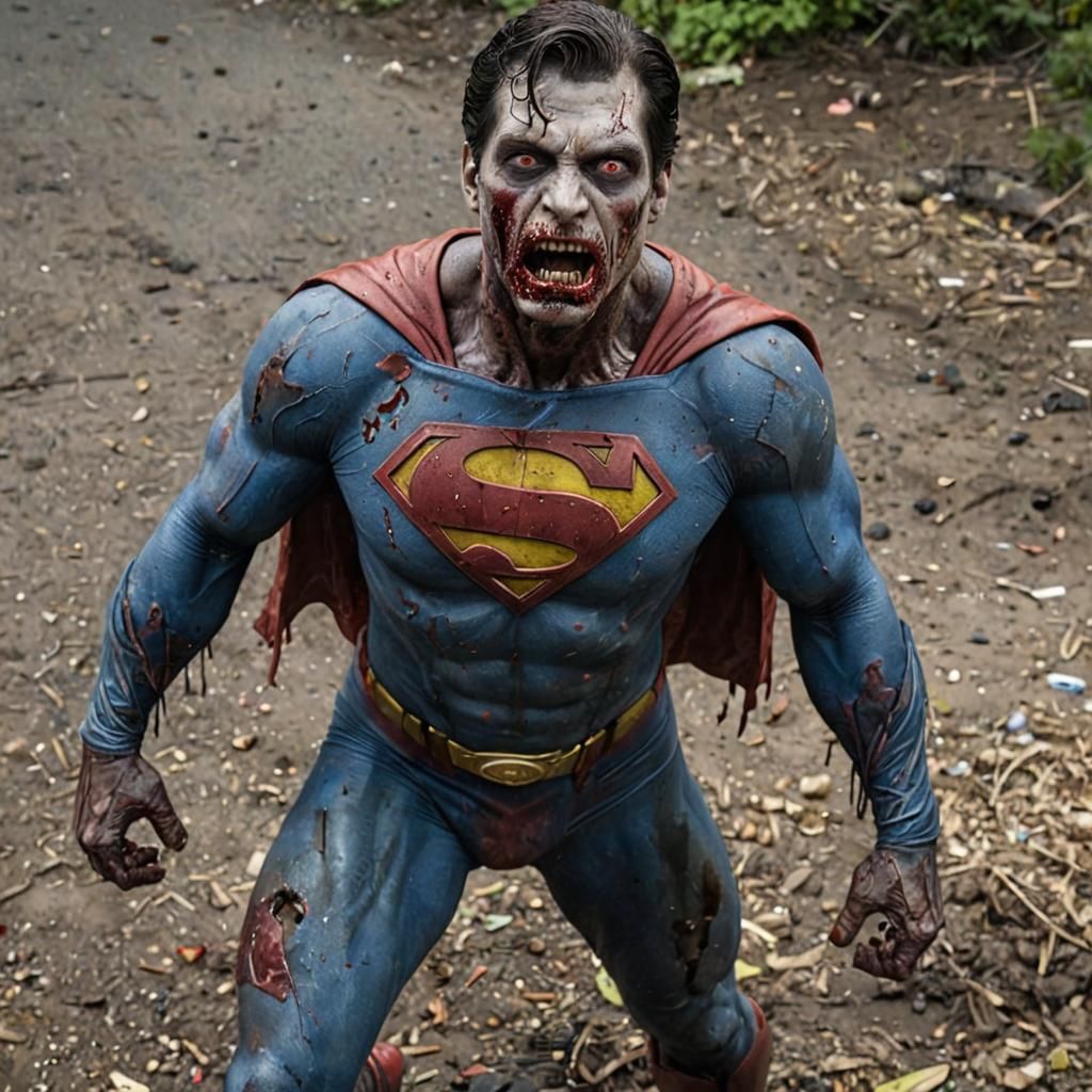 Zombie Superman: A Grotesque Parody of a Hero
