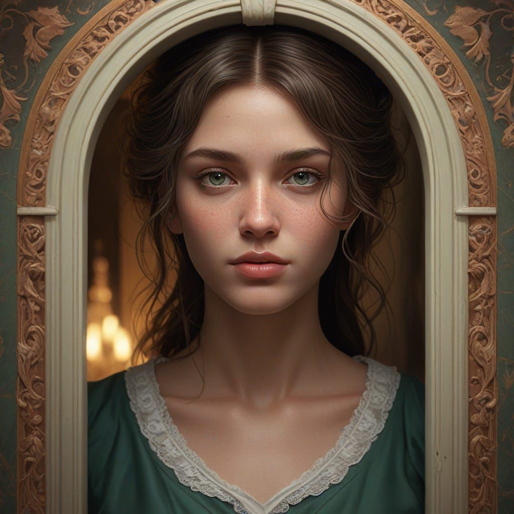 Suspenseful Book Cover Design with Keyhole Perspective