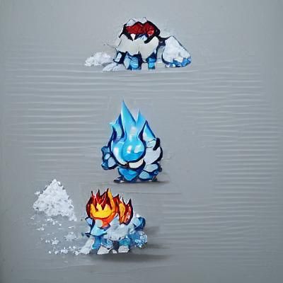 Pokemon Ice and Fire Sprite