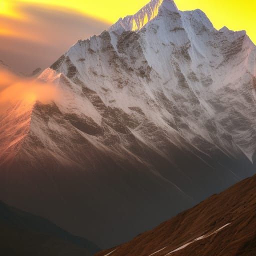 Himalayan Sunrise: A Dawn Spectacle