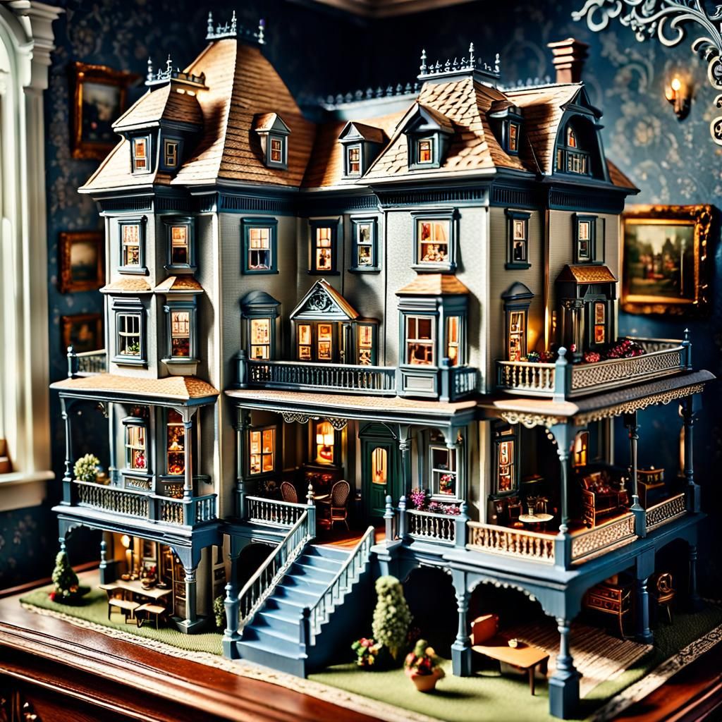 Gorgeous Victorian dollhouse 🏠