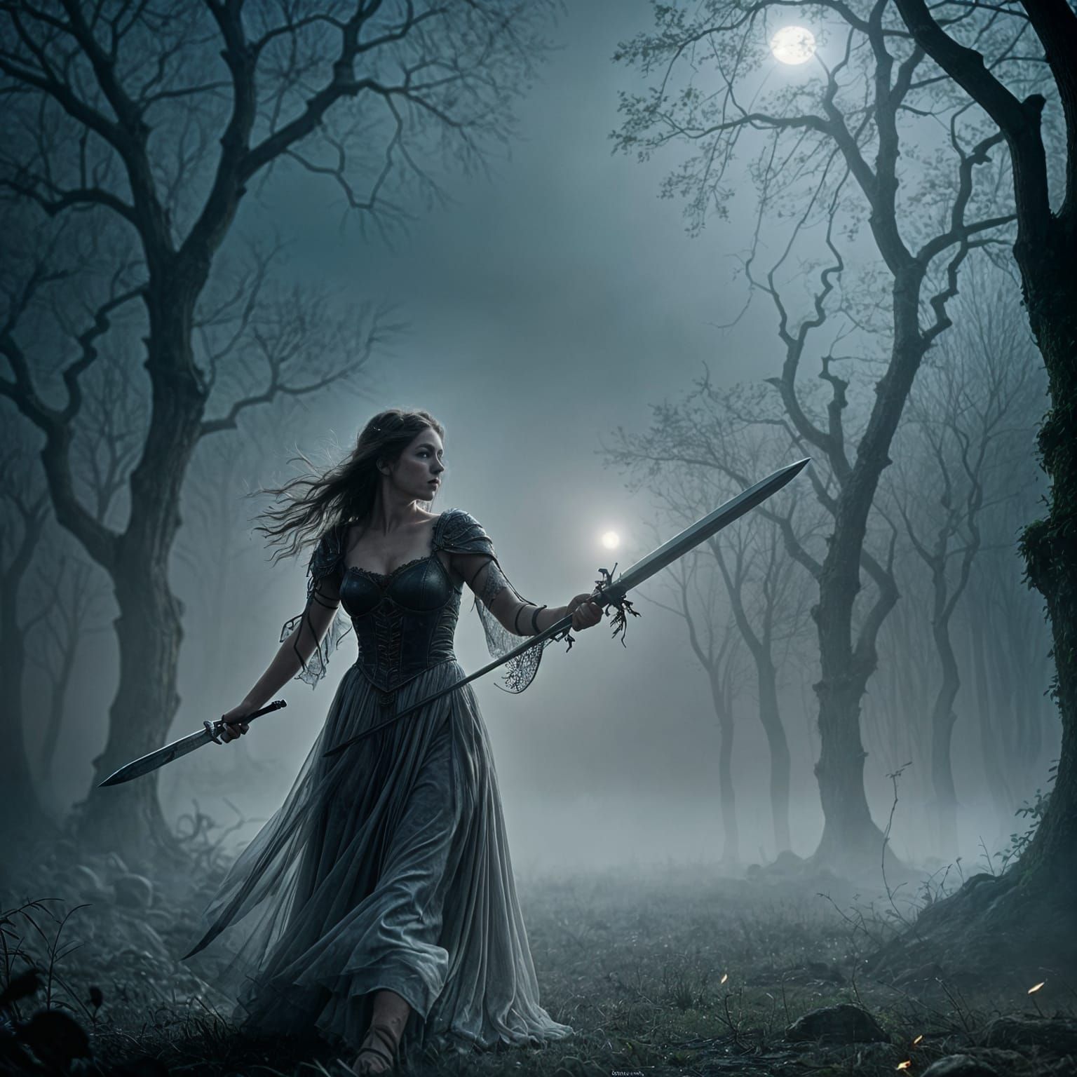 Nymph Decapitates Man on Foggy Night