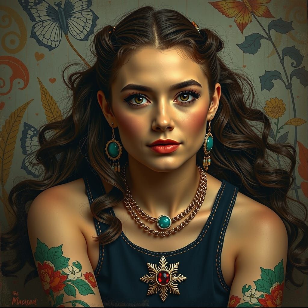 Vintage Pin-Up Women Celebrate Self-Love and Body Positivity