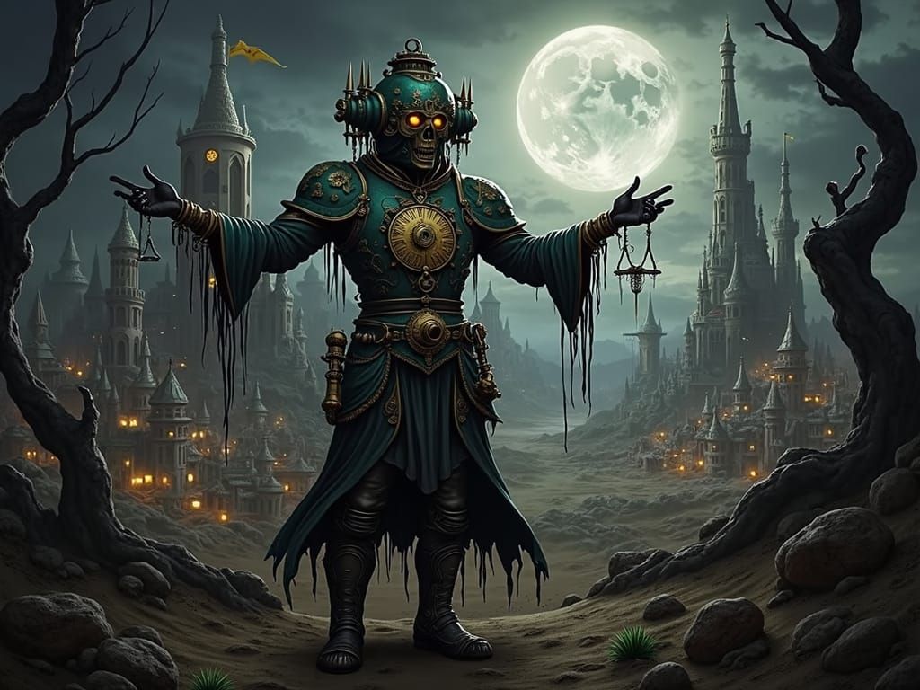 Steampunk City Rises from Desert Sands