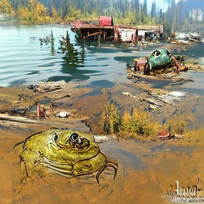 Muncho Lake Fallout 4 Concept Art