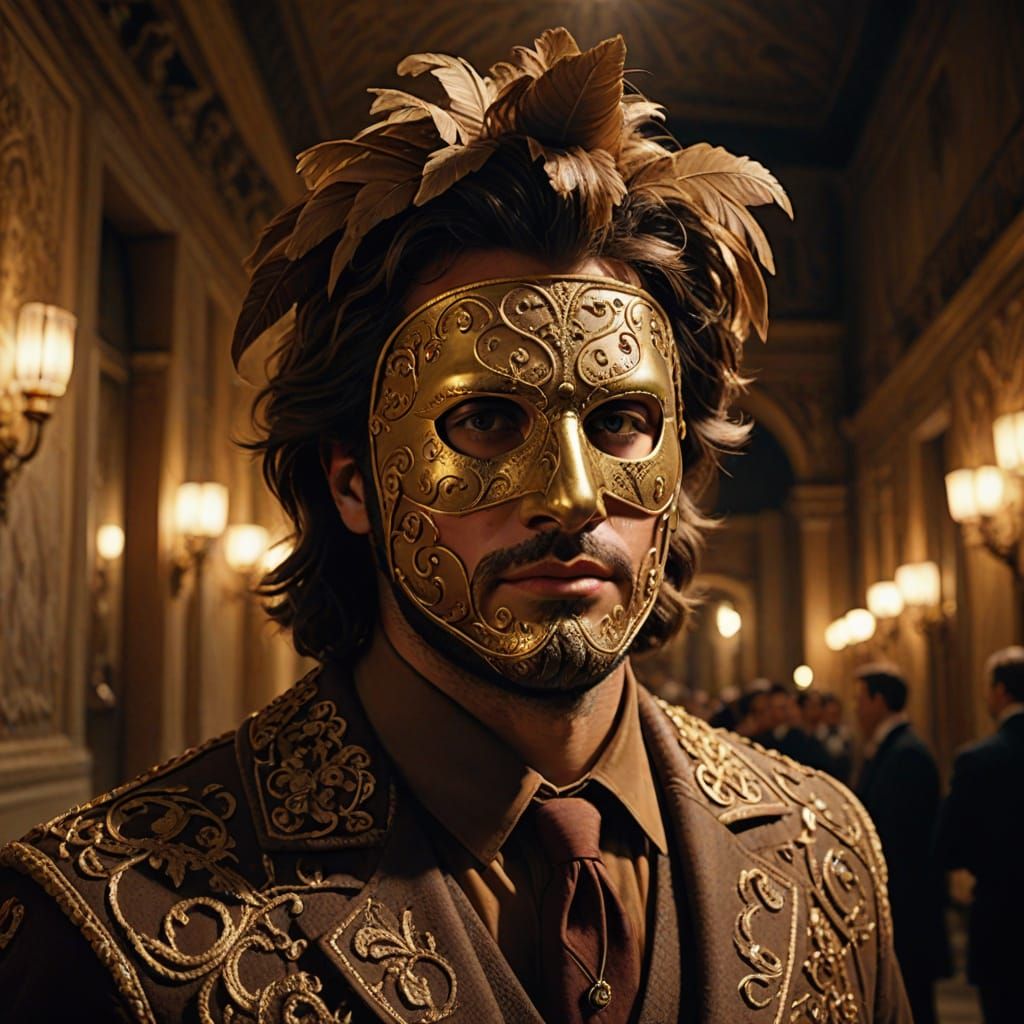 Italian Man in Costume: Hyperrealistic Cinematic Portrait