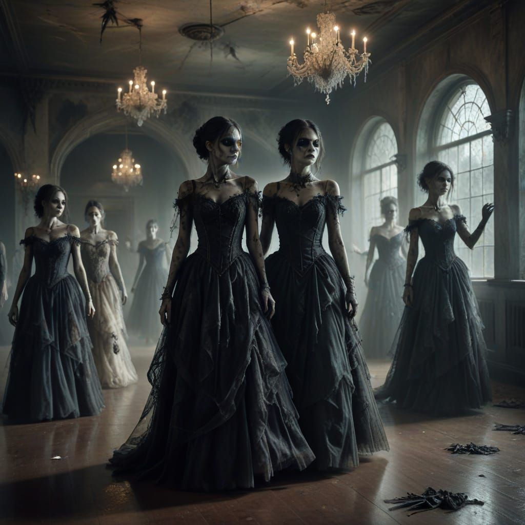 Undead Dancers Arrive at Ethereal Zombie Prom Night