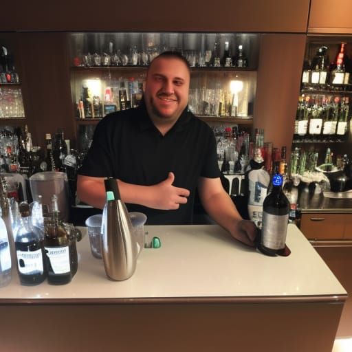 Cyborg bartender