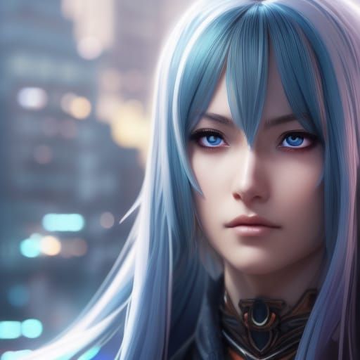 Anime Assassin Portrait in Studio Ghibli Style